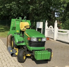 John Deere Rasen traktor Mäher Hochentleerung x740 Strassenkit Servolenkung