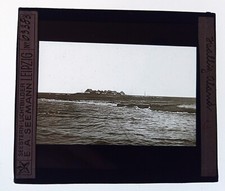 1 GLASNEGATIV HALLIG OLAND - SEESTERN-LICHTBILDER LEIPZIG