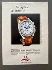 Omega Speedmaster Broad Arrow 2001 Mythos Vintage Watch Ad Werbung Reklame
