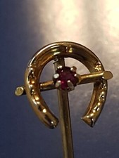 HUFEISEN RUBIN Geschenk Gold