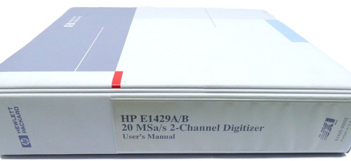 E1429a digitizer manual - hp,