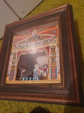Pollock`s Theater, Papiertheater im 3D Holzbilderrahmen Rar und wunderschön 