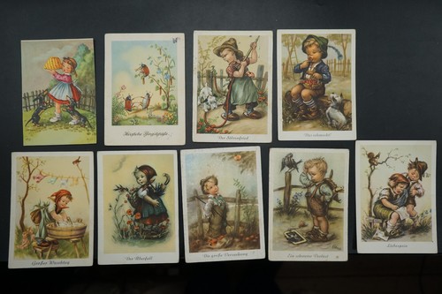 Set postkarten cekade - 9x,
