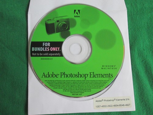 Adobe photoshop elements 1 - photoshop, 1.0.1