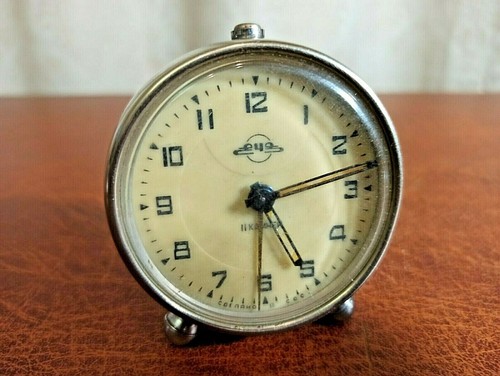 Sowjetischer vintage wecker - sowjetischer,