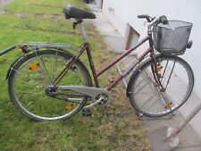 verkaufe ein Hercules 7 Gang Nabenschaltung Oma  Damen Fahrrad f. Bastler platt