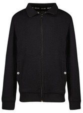 Schlichte Schwarze Sweatjacke ohne Kapuze mit Zipper von CARS JEANS 5707401