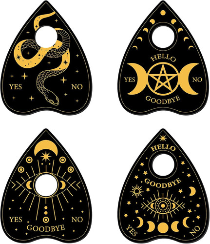 4stück planchette ouija - 4stück, ouija-brett