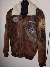 Fliegerjacke Leder Lufthansa