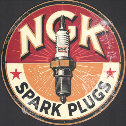 Blechschild ngk spark - spark, plugs"