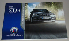 Zusatzbetriebsanleitung BMW XD3 X3 Alpina Biturbo F25 / F 25 Stand 03/2015