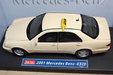 SUN STAR MERCEDES BENZ E KLASSE E CLASS E320 TAXI MODELLAUTO 1:18 SAMMLER MODELL