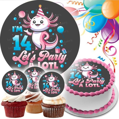 Geburtstag tortenaufleger - 14.geburtstag,