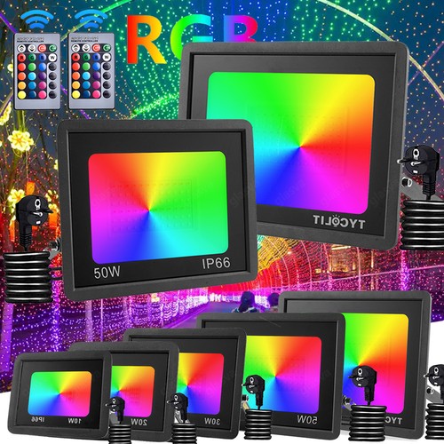 Rgb led fluter 100w mit - led,