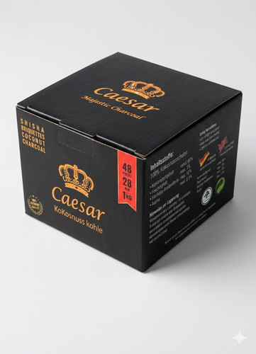 Caesar shisha kohle 28mm - shisha,