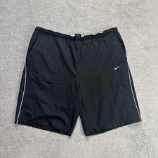 NIKE Herren Badehose Badeshorts Gr. L Retro Beach Board Shorts Logo 8410 Schwarz