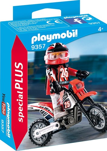 Playmobil 9357 motocross - playmobil,