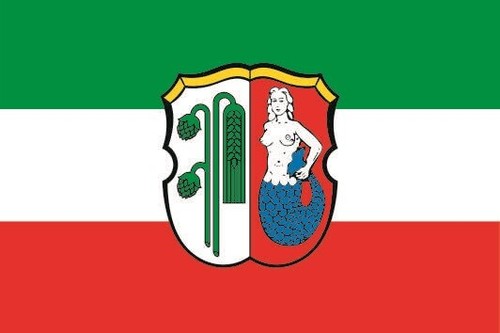 Aufkleber weißenbrunn flagge - weißenbrunn,