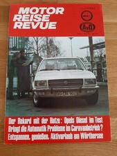 Motor reise revue 1973 - motor, opel