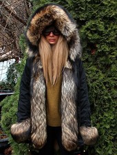 Pelzmantel Echtpelz Pelz 100%