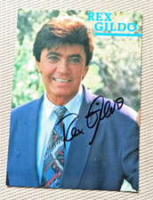 Rex Gildo - original sign. Autogrammkarte - "Bist du einsam heut Nacht"