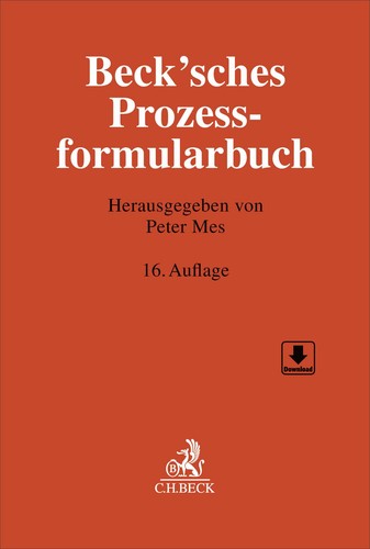 Beck sches prozessformularbuch - beck'sches,