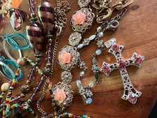 diverse alte Schmuck Konvolut
