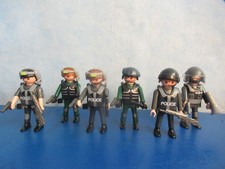 6 SEK Polizei Figuren Waffen  zu 6872 5176  9360  5564 Playmobil 8923