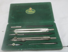 A.W. Faber Castell S VA – Zirkelkasten – Komplett – 8 Tlg. ~ 1960 Jahre