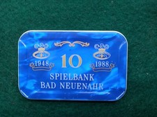 Sonderedition Plaque Spielbank Casino Bad Neuenahr Jubiläum 1988