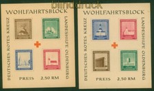 Lokalausgaben Oldenburg Mi # Block I und II B postfrisch Rote-Kreuz-Blöcke(57173