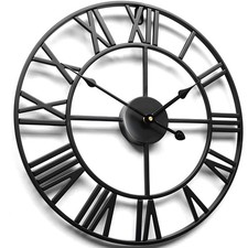 Wanduhr Metall Grosse Deko