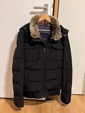 Tommy Hilfiger Herren Winterjacke Kunstfell-Kragen mit Reißverschluss  XXL