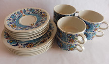 Villeroy & Boch Izmir 6 Kuchenteller, 6 Teetassen 5 Untertassen auch einzeln