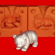 Zinngießform Baby Bär, ca