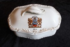 DDR Rostock Dose Deckeldose aus Porzellan