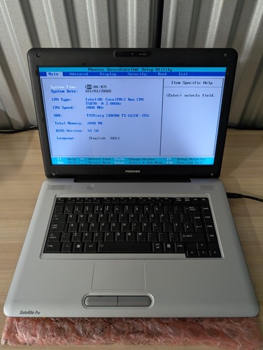 Toshiba satellite pro l450 - pro, l450-13l