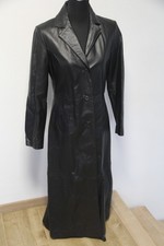Echtleder langer Damen-Mantel