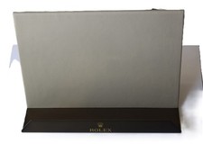 ROLEX Buch / Briefständer Aufsteller Juwelieraufsteller Leder 100% Originalware