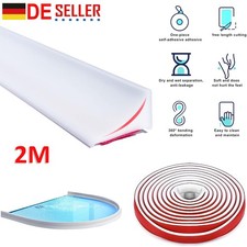 Wasserbarriere Selbstklebend Duschschwelle Boden Wassersperre Spülbecken 200 cm