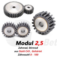 Modul 2,5 Zahnrad Stirnrad aus
