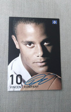 VINCENT KOMPANY *Bayern*, original signed AK/CARD 10x15 cm HAMBURGER SV