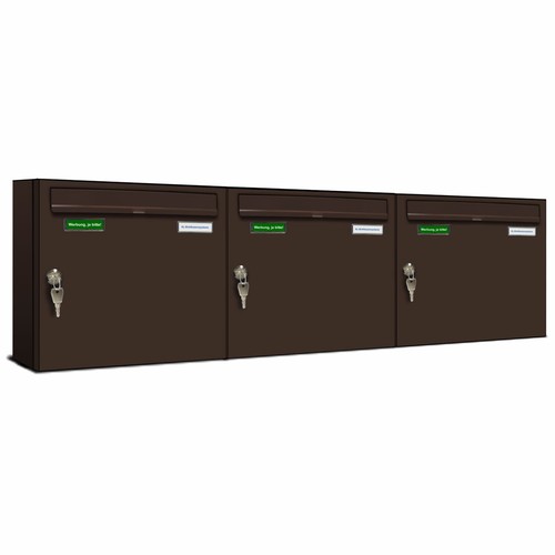 Basic 3er briefkasten ral - basic,