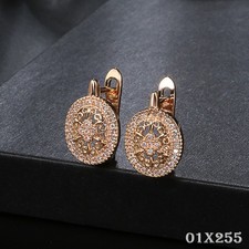 Luxus Damen Ohrringe 585RG