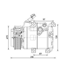 Klimakompressor MAHLE ACP 1467