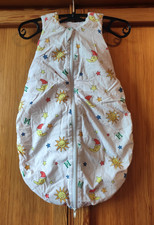 Baby, Schlafsack, rosa-bunt, durchgehender Reißverschluss, von Baby Nest 