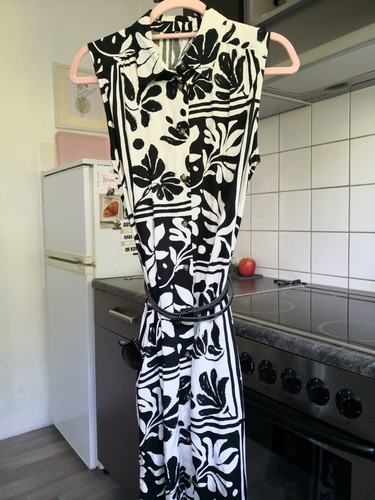 Viskose blusenkleid midi - viskose, blusenkleid,