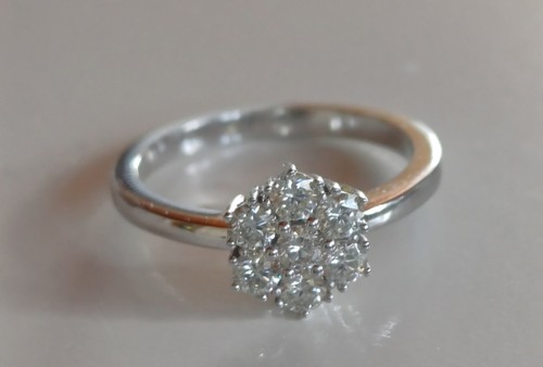 Brillant ring 585 weißgold - ring,
