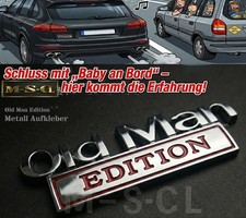 3D Auto Aufkleber Old Man