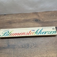DDR Blumensteckkerzen rosa OVP